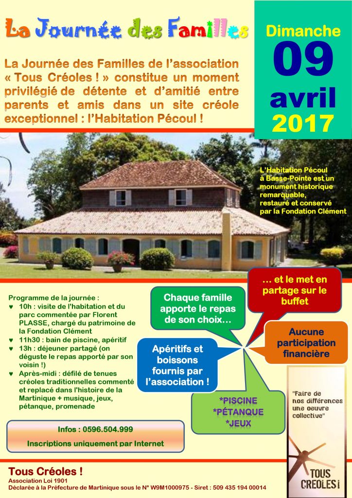 La Journée des Familles de « Tous Créoles ! » : un grand moment d'amitié et de partage !