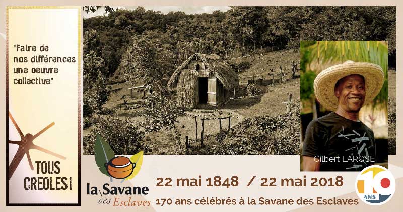 Tous créoles Savane des escalves Martinique
