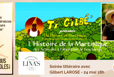 Soirée Littéraire avec Gilbert LAROSE – 24 mai 2018