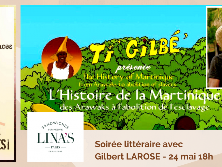 Soirée Littéraire avec Gilbert LAROSE – 24 mai 2018