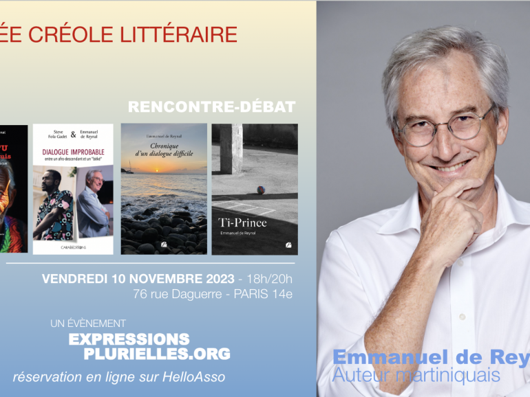 Soirée créole littéraire à Paris le 10 novembre