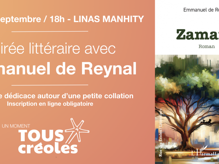 Soirée littéraire Zamana, jeudi 12 septembre