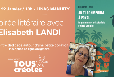 Soirée littéraire avec Elisabeth Landi jeudi 22 janvier