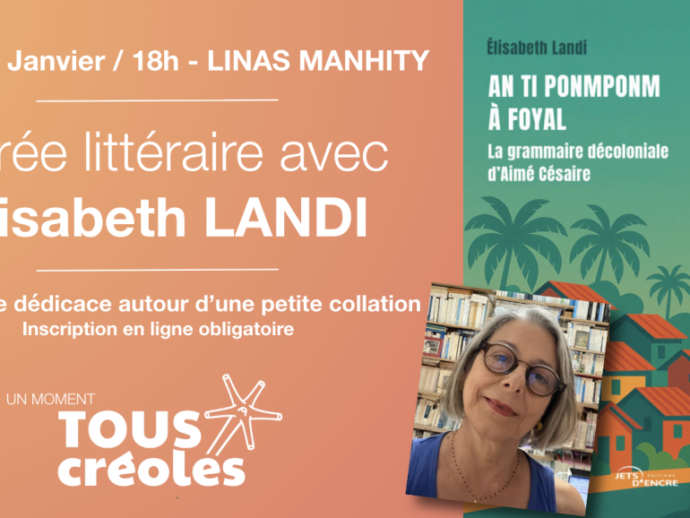 Soirée littéraire avec Elisabeth Landi jeudi 22 janvier